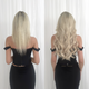 Iced Latte - Invisible 20" Deluxe Clip In Remy Human Hair Extensions 200g